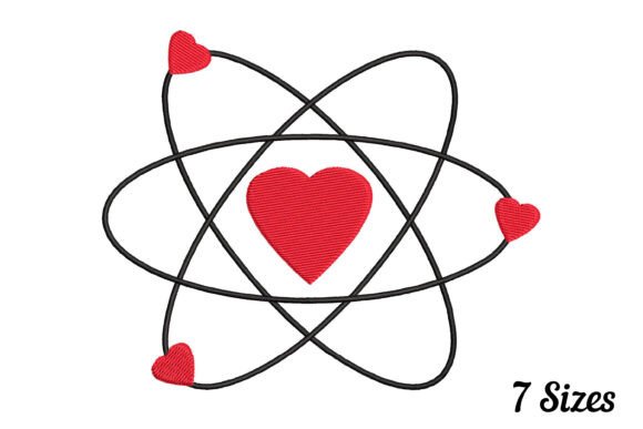 Atom Icon Heart Embroidery Review