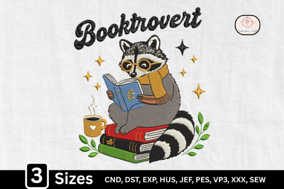 Book Lover Raccoon Embroidery Review: A Cozy “Booktrovert” for Real Projects