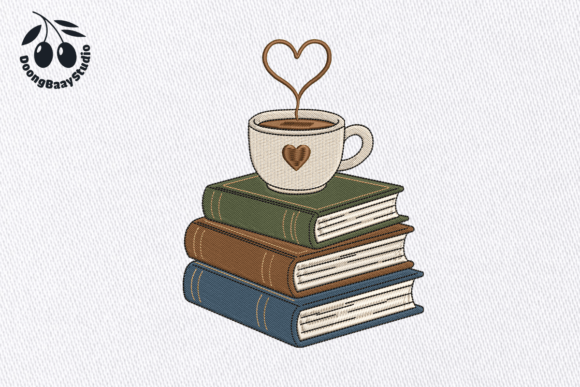 Coffee Books Embroidery Design Review: A Cozy Touch for Handmade Projects