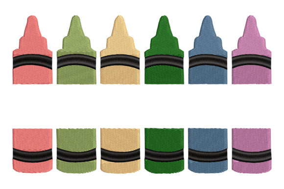 Colorful Crayon Split Embroidery Review