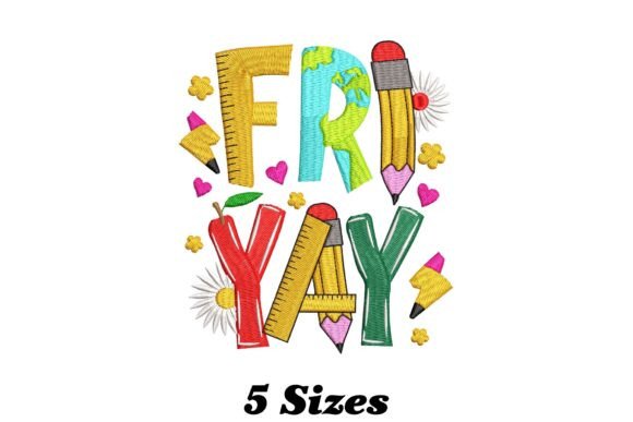 Fri Yay Teacher: A Seasonal Embroidery Design Review