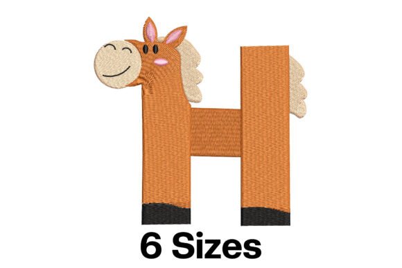 Funny Horse Alphabet Letter H Review