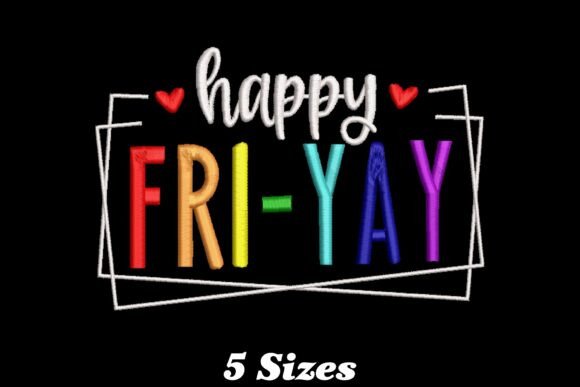 Happy Friyay Teacher Embroidery Review for Apparel Projects