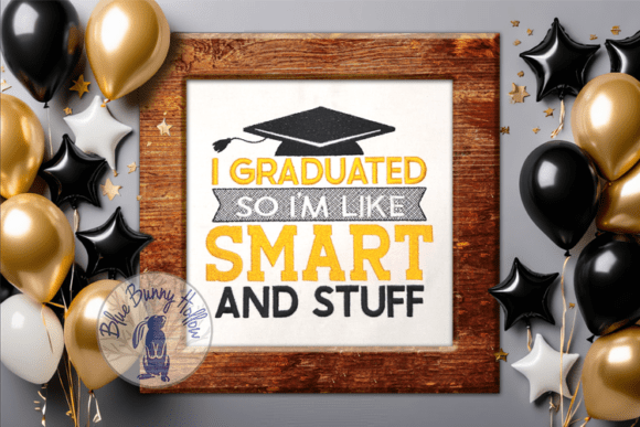 I Graduated Embroidery Design Review