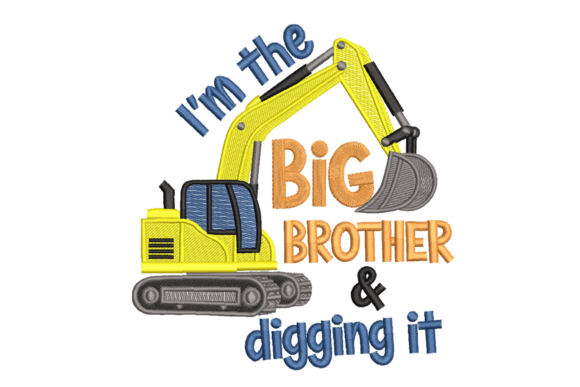 I’m the Big Brother Embroidery Design Review