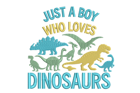 Just a Boy Who Loves Dinosaurs: A Seasonal Embroidery Review