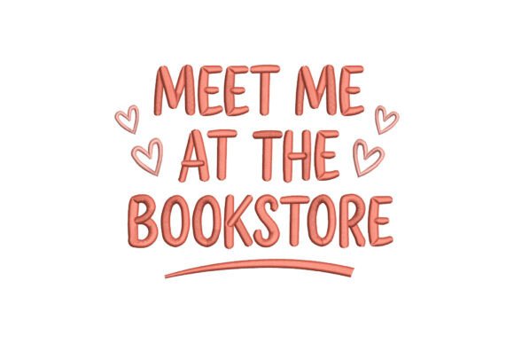 Meet Me at the Bookstore Embroidery Design Review