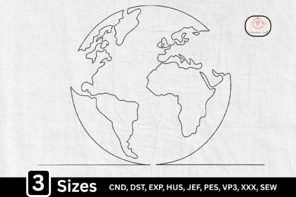 Minimal World Map Line Art Earth Globe Review