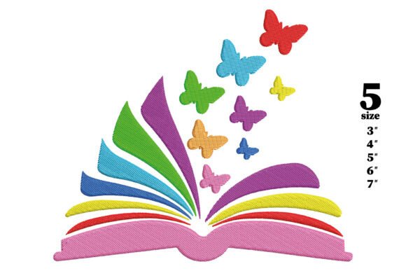 Open Book with Butterflies Embroidery Review