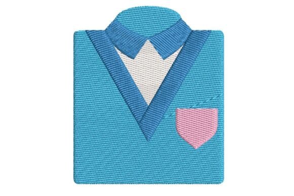 Stylized School Uniform Shirt Embroidery Design Review