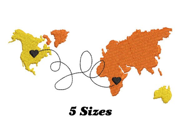 World Map Long Distance Embroidery Review